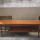 Table basse rectangulaire en teck 1960