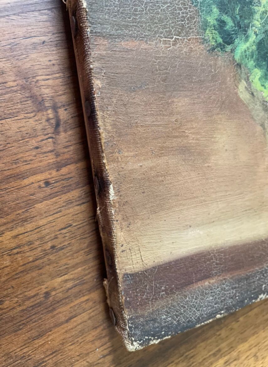 Old still life painting