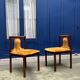 Two chairs attributed to Luigi Salocchi for Sormani, 1960s.