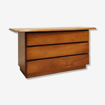 Elm chest of drawers, Roche bobois