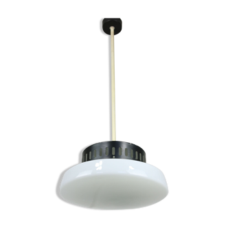 Large Danish Opaline Ceiling Lamp