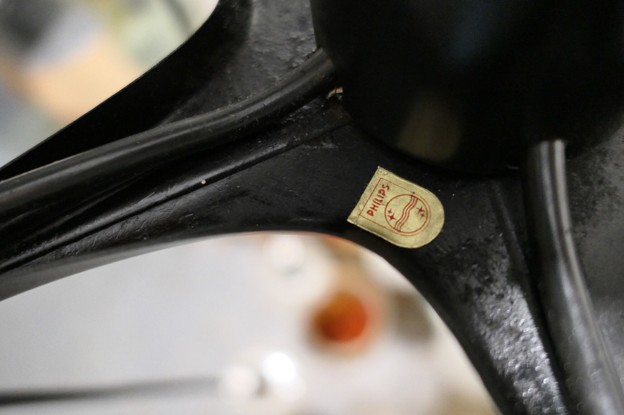 Chandelier suspension waterfall 5 globes Philips 1960-70