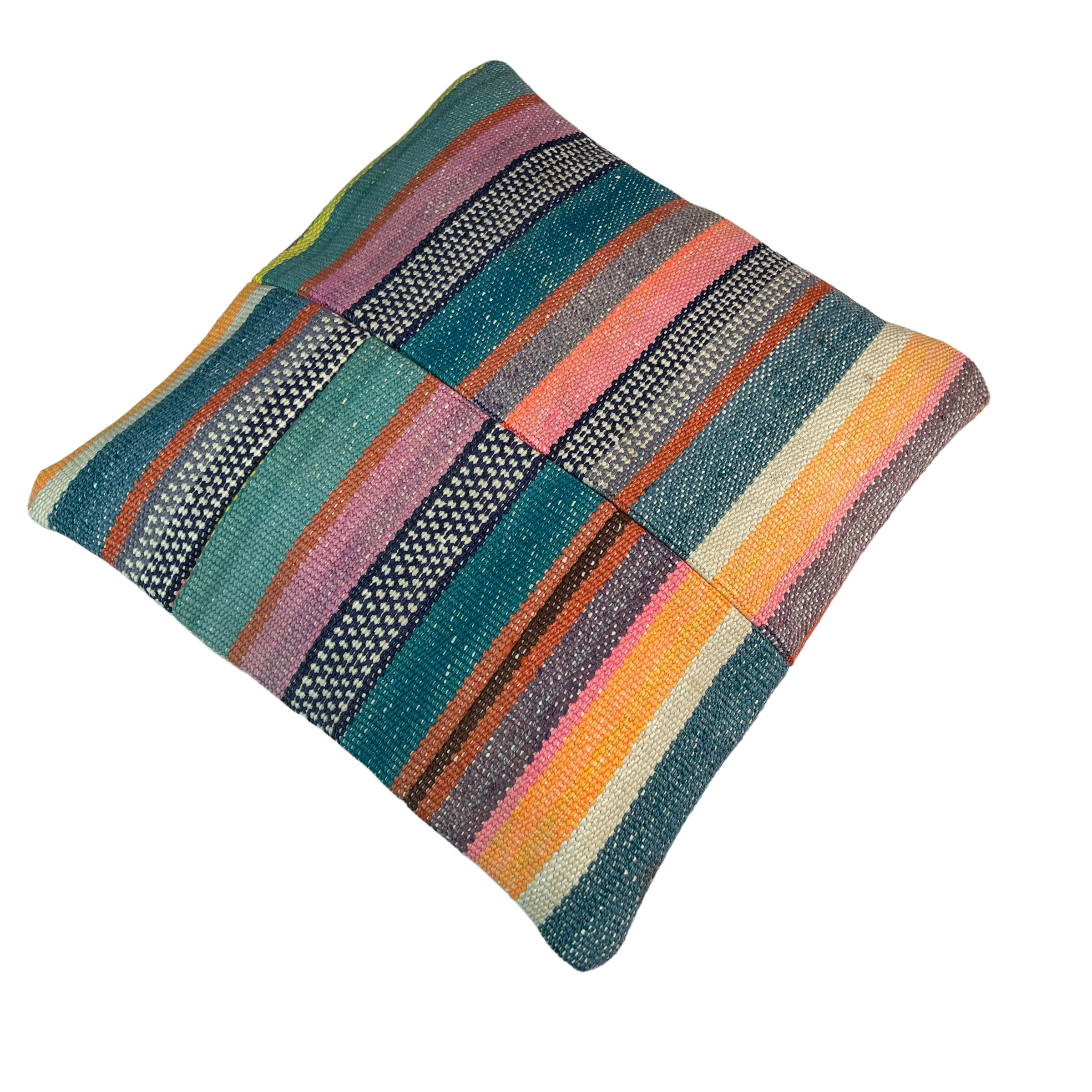 Vintage turkish Kilim cushion cover 40x40cm