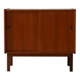 Armoire scandinave en teck avec portes coulissantes