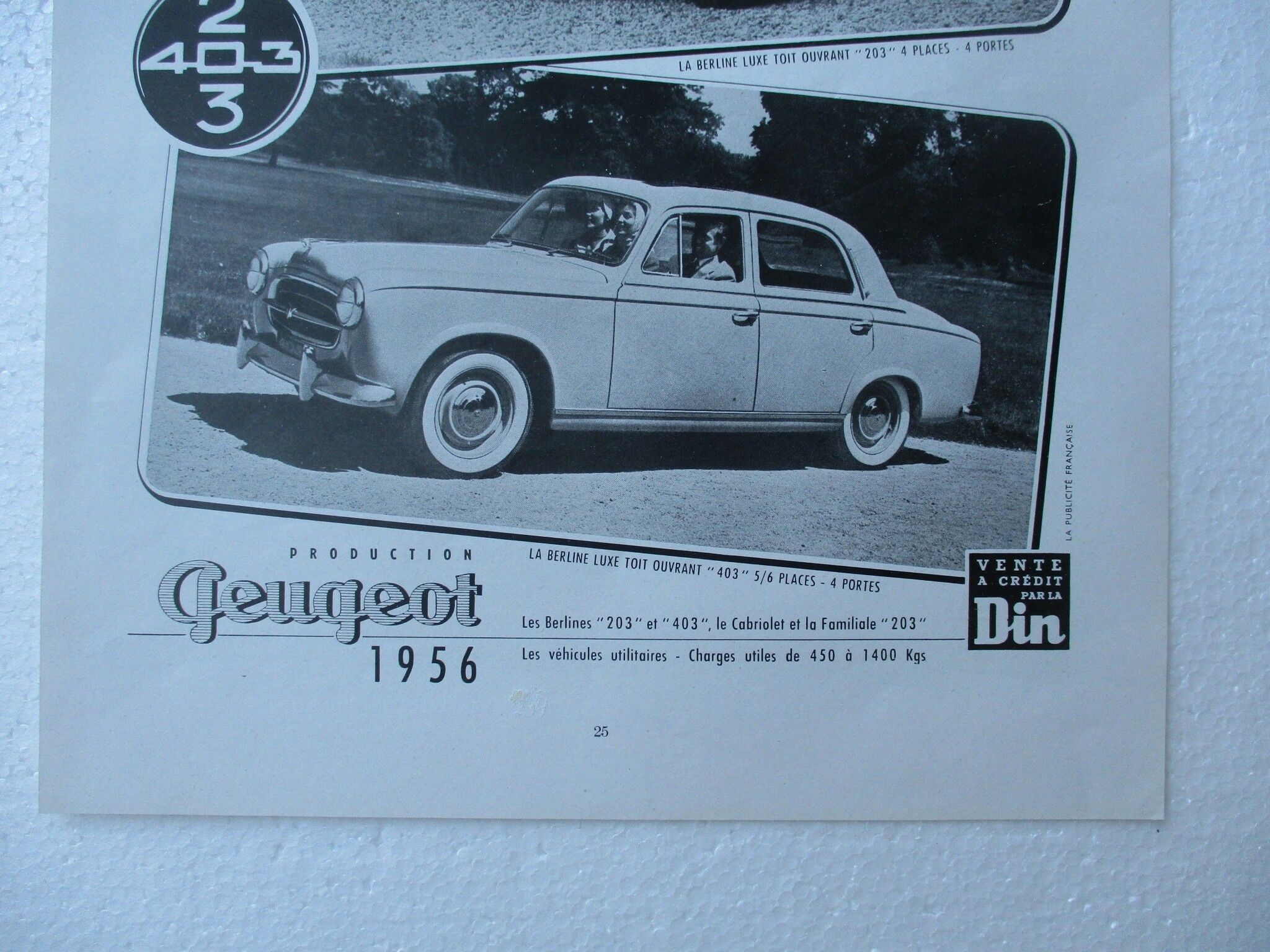 Advertising Peugeot 50s