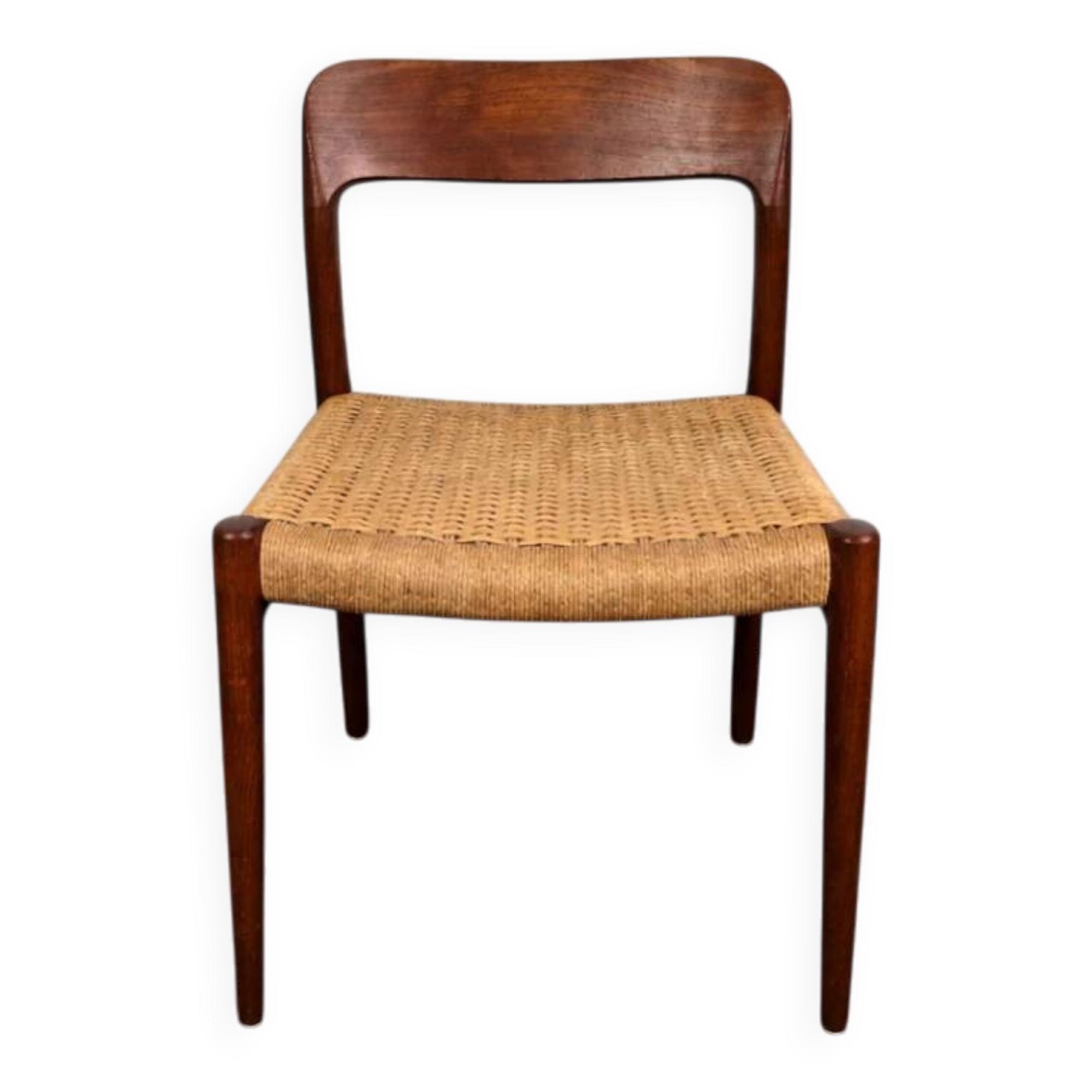 Teak and rope chair, model 75 by Niels O. Møller for JL Møller, Denmark, 1950.