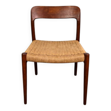 Teak and rope chair, model 75 by Niels O. Møller for JL Møller, Denmark, 1950.