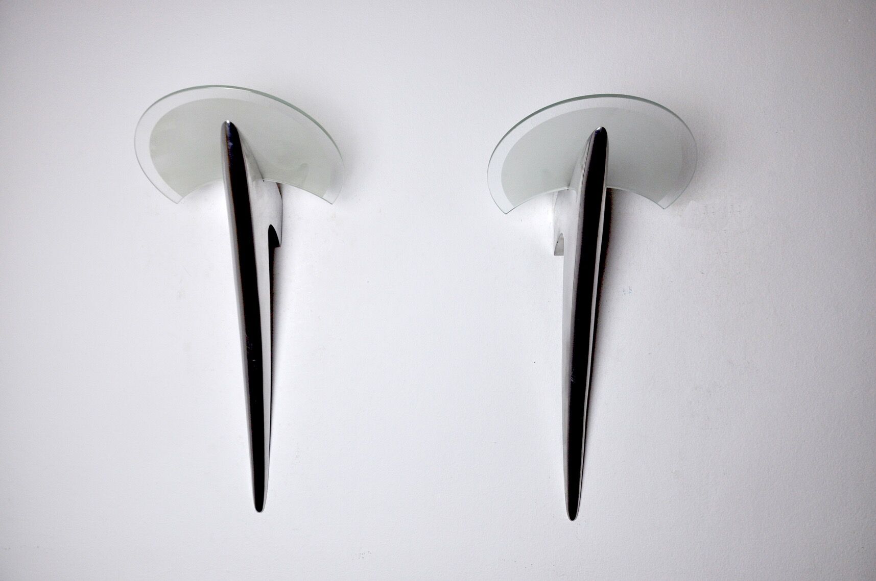 Pair of wall lamps Metalarte, 1970, Spain
