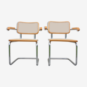 2 armchairs B 64 Marcel Breuer made in Italy