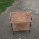 Table d 'appoint en rotin années 50