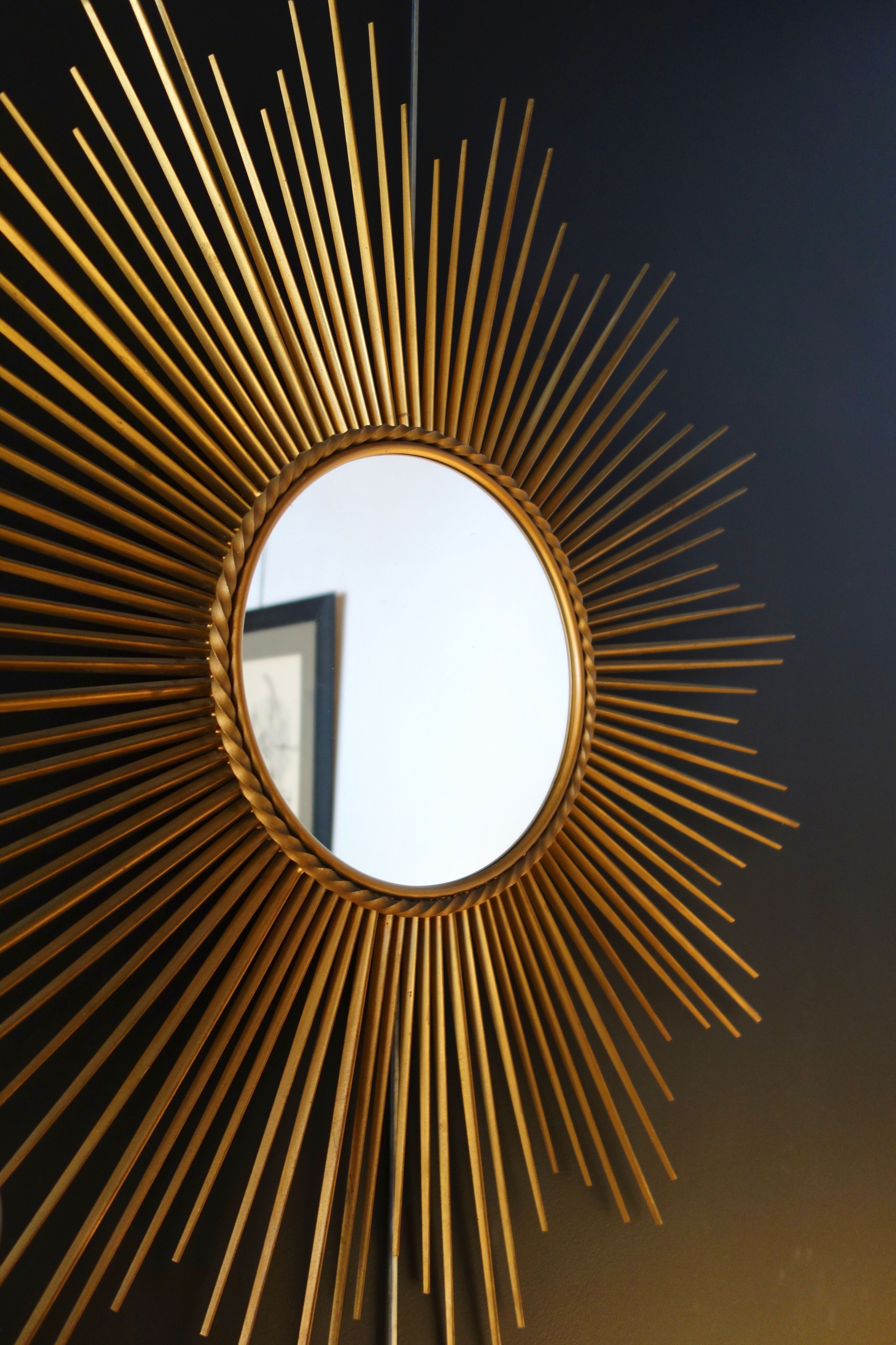 Mirror Sun Chaty Vallauris year 1950 96x96cm