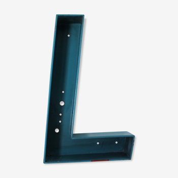 Lettre d'enseigne en plexiglas " bleu " ( L )