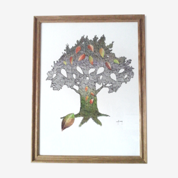 Encre de chine "défilé automne - hiver "