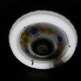 Round hand-painted ceramic ceiling light