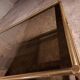 Vintage 80's brass coffee table, glass tops