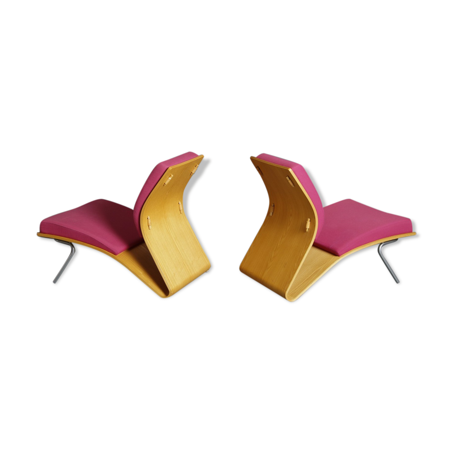 Paire de fauteuils scandinave 70's