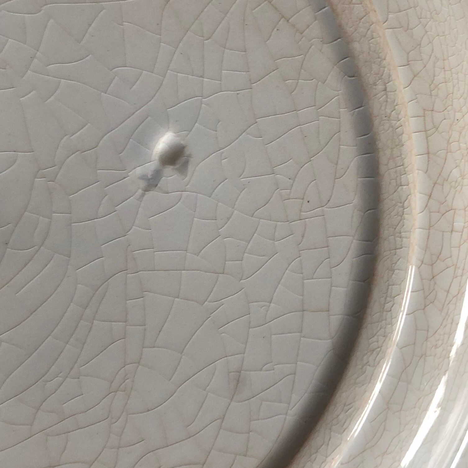 Ancient Plate Opaque of Sarreguemines