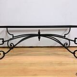 Art Nouveau Style Wrought Iron Coffee Table – 1940