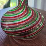 Vintage Murano-inspired blown glass vase