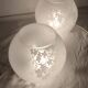 Par des lampes en cristal. Espagne, années 1990.