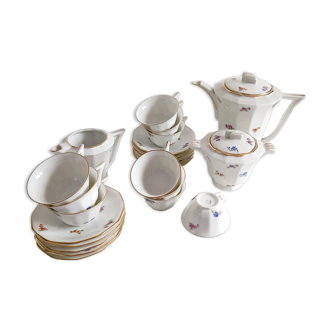 Service à café en porcelaine