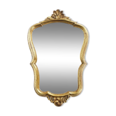 Mirror in gilded wood, baroque style