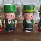 Vintage wooden egg cups