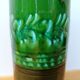 Bottle, vintage soliflore in enamelled terracotta