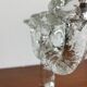 Vintage Swedish glass candlestick from Pukeberg, 1970s
