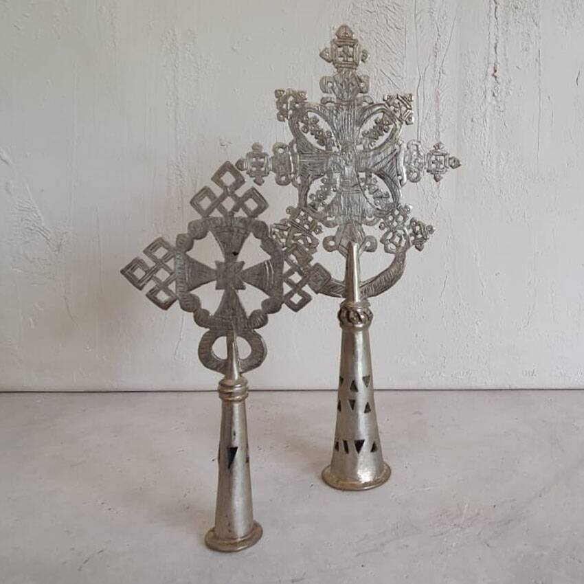 Ethiopian Coptic processional cross