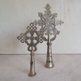 Croix de procession copte éthiopienne
