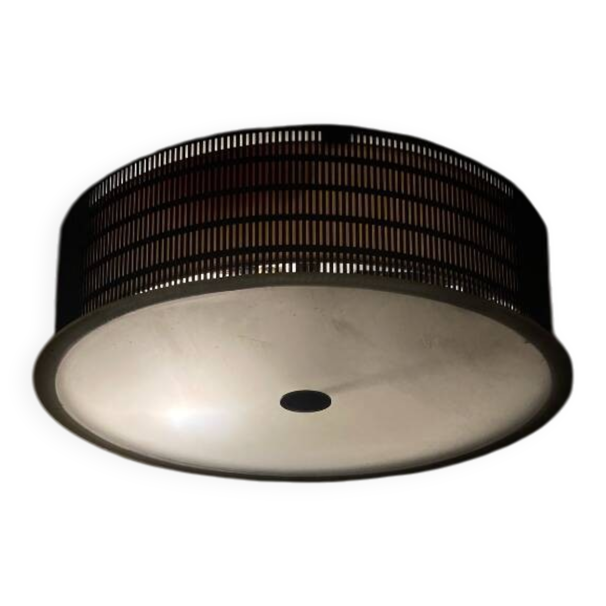 Modernist Art Deco Ceiling Light by Arlus 1950