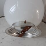 Opline ceiling lamp and aluminum support 50s-60s