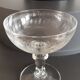 Set of 10 champagne glasses in crystal engraved late nineteenth