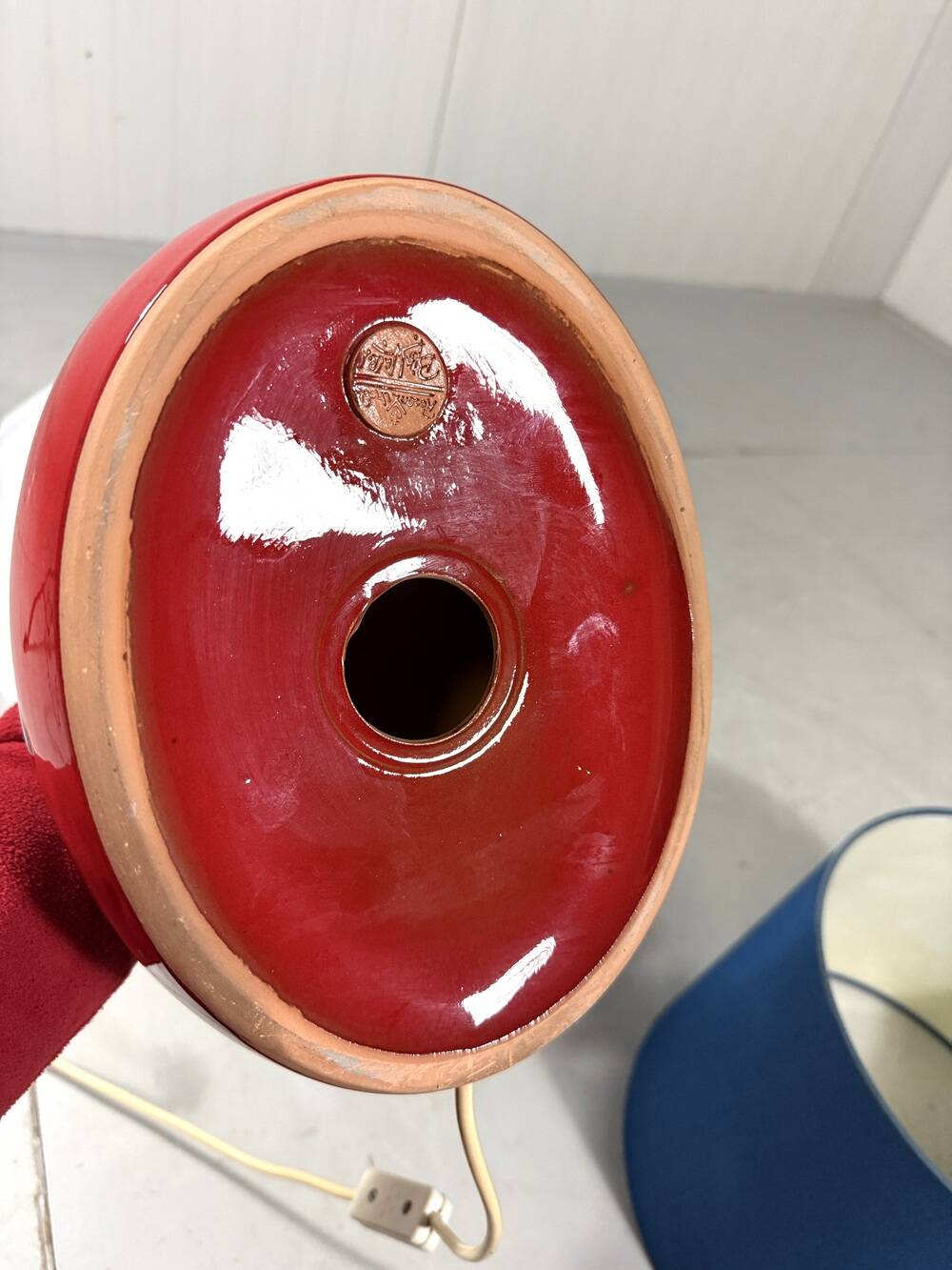 Lampe de table en céramique Bjørn Wiinblad pour Rosenthal Allemagne années 1960.