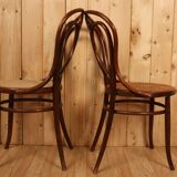 Paire de chaises bistrot n°19 Fischel