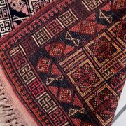 Tapis vintage fait main Baloutche 50x84 cm en laine - 1C1044