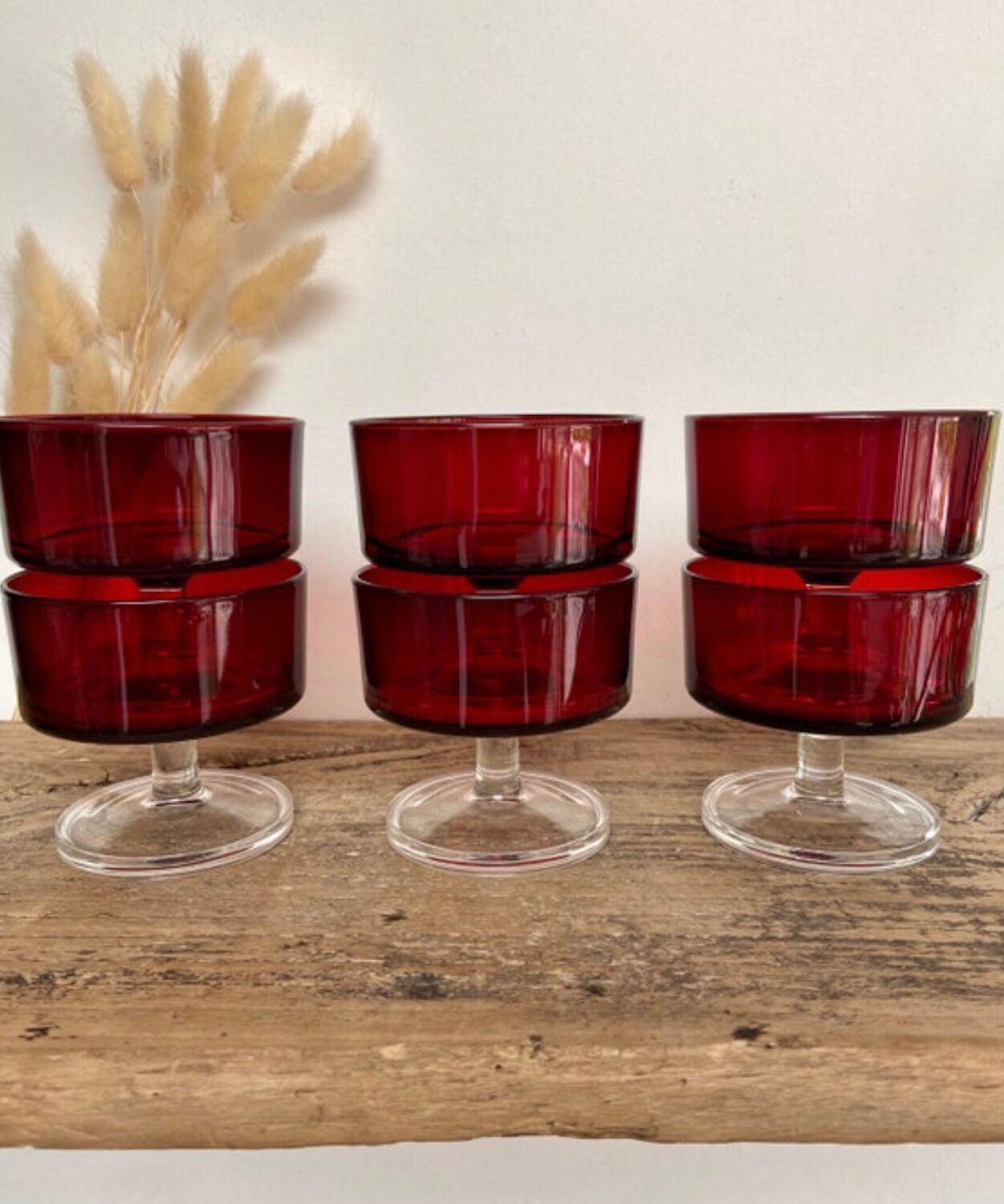 6 luminarc france cups