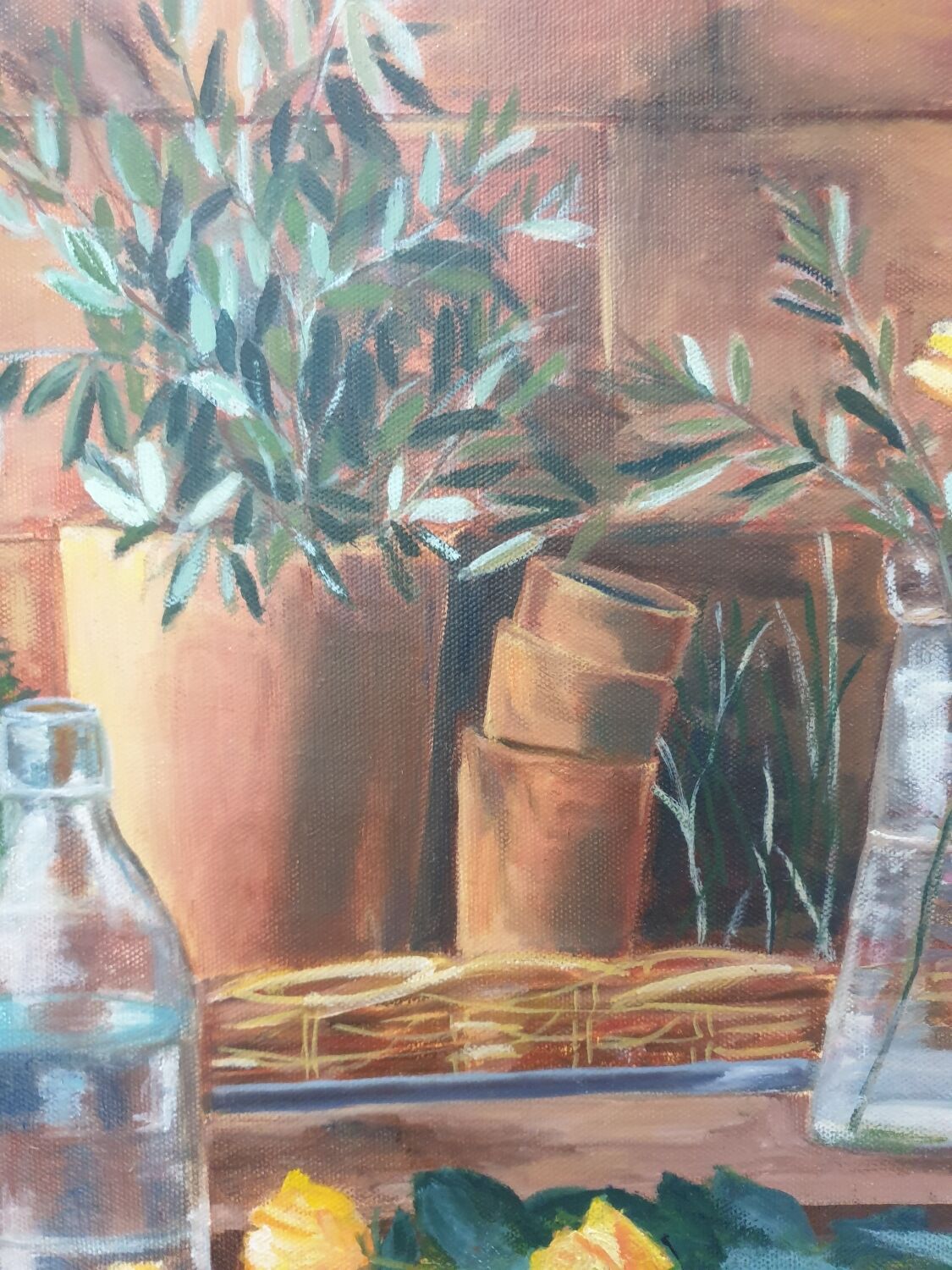 Still life in oil