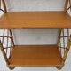 Rattan wall shelf