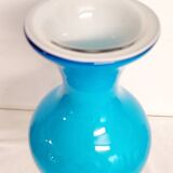 Jarrón de cristal. Italy, 1980s.