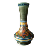 Ceramica VASO portafiori manifattura gouda Liberty decoro rondo