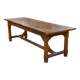 Grande table de ferme en orme massif 1950’s