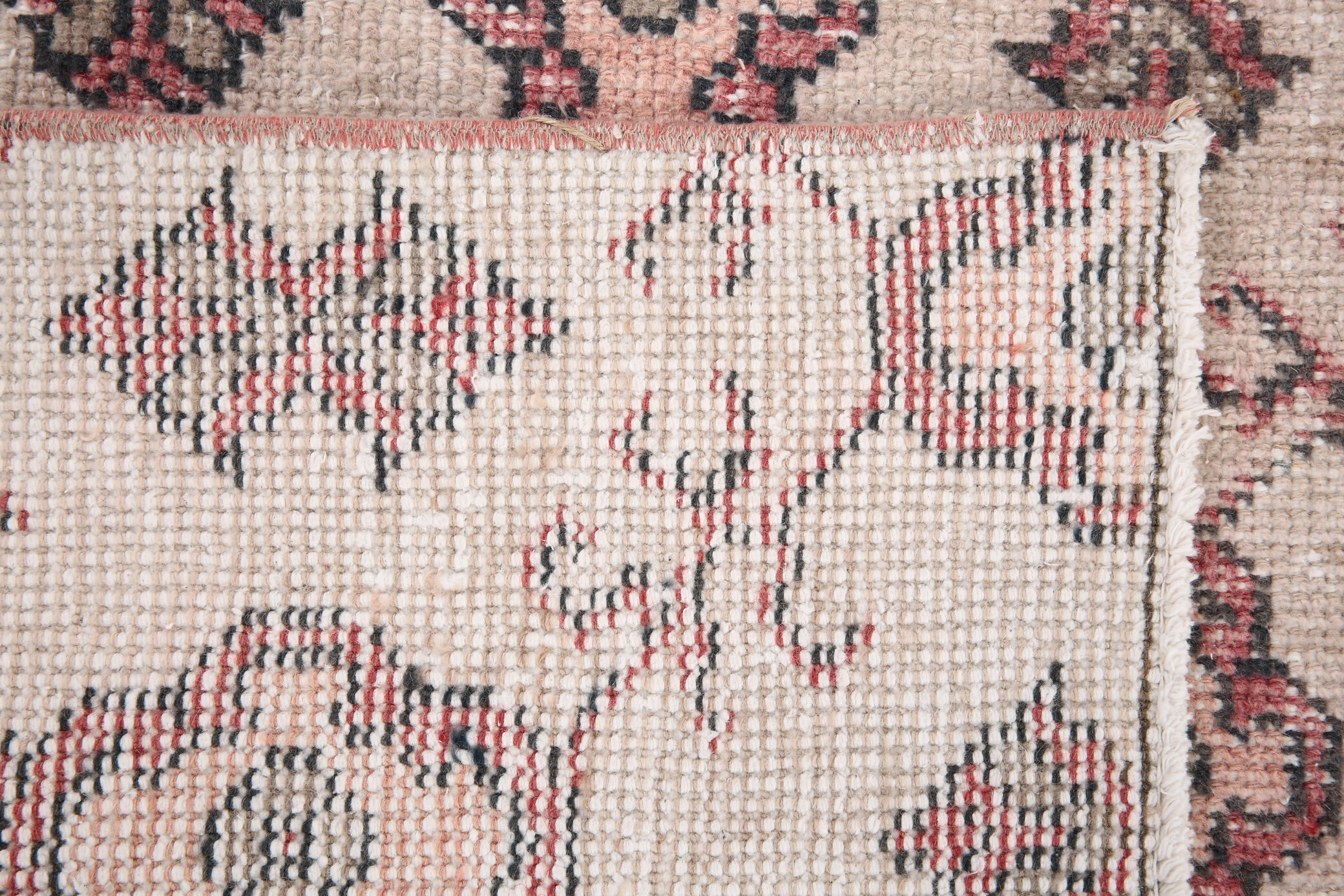 4x7 Red & Beige Floral Turkish Rug, 134x231Cm