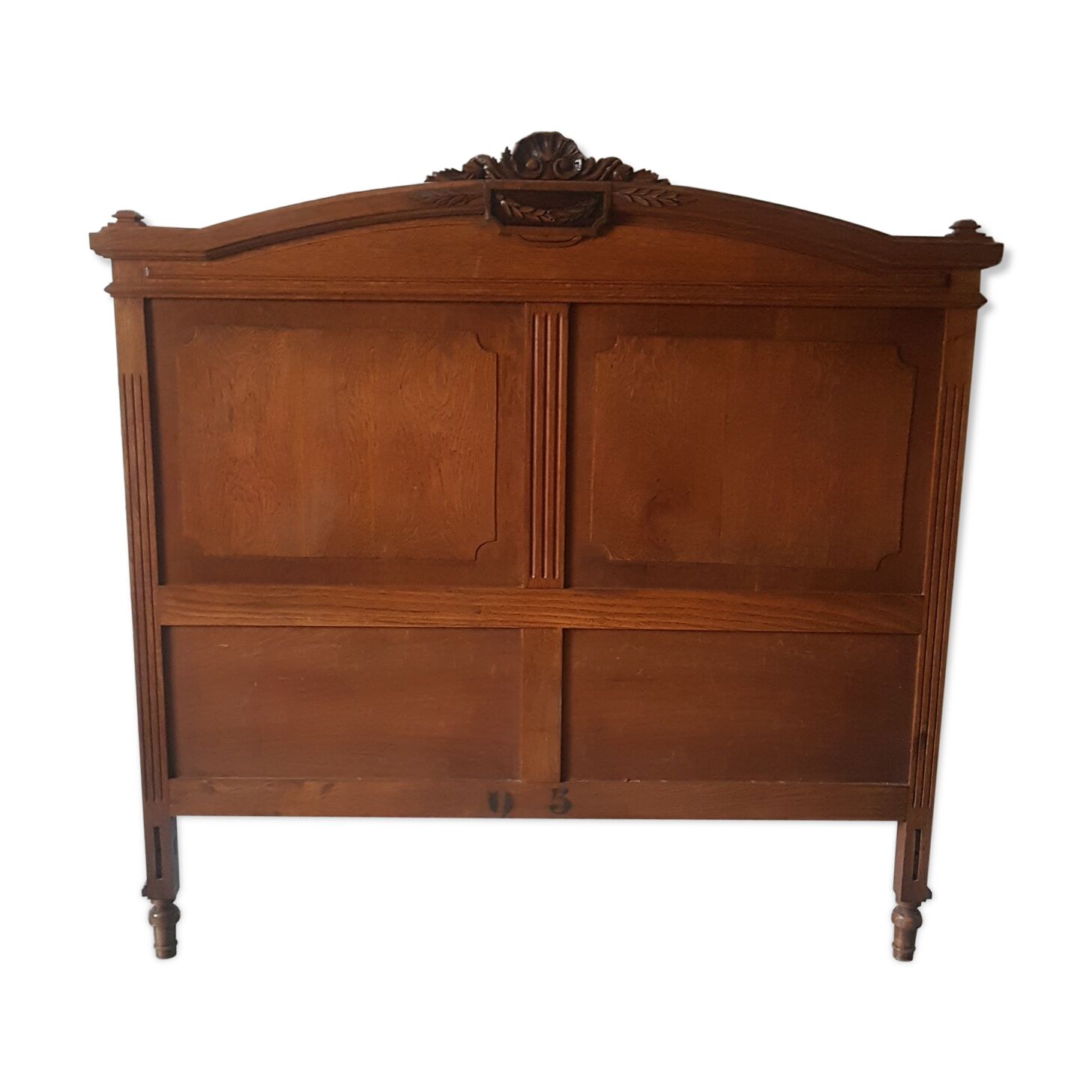 Old oak headboard