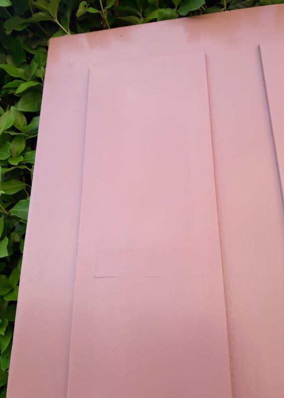 Landing door 210,3x85,6cm old molded