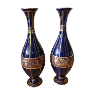 Pair of pinon heuze vases