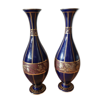 Paire de vases Pinon Heuze