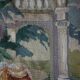 Antique French Aubusson Tapestry with Romantic Scene