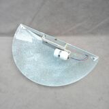 Drimmer Half-Moon Wall Lamp in worked glass 40 cm